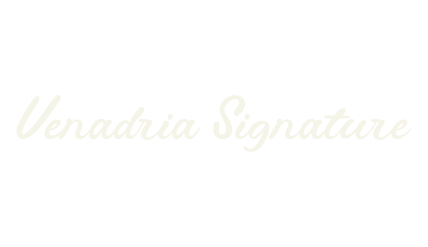 Venadria Signature, calligraphy font preview
