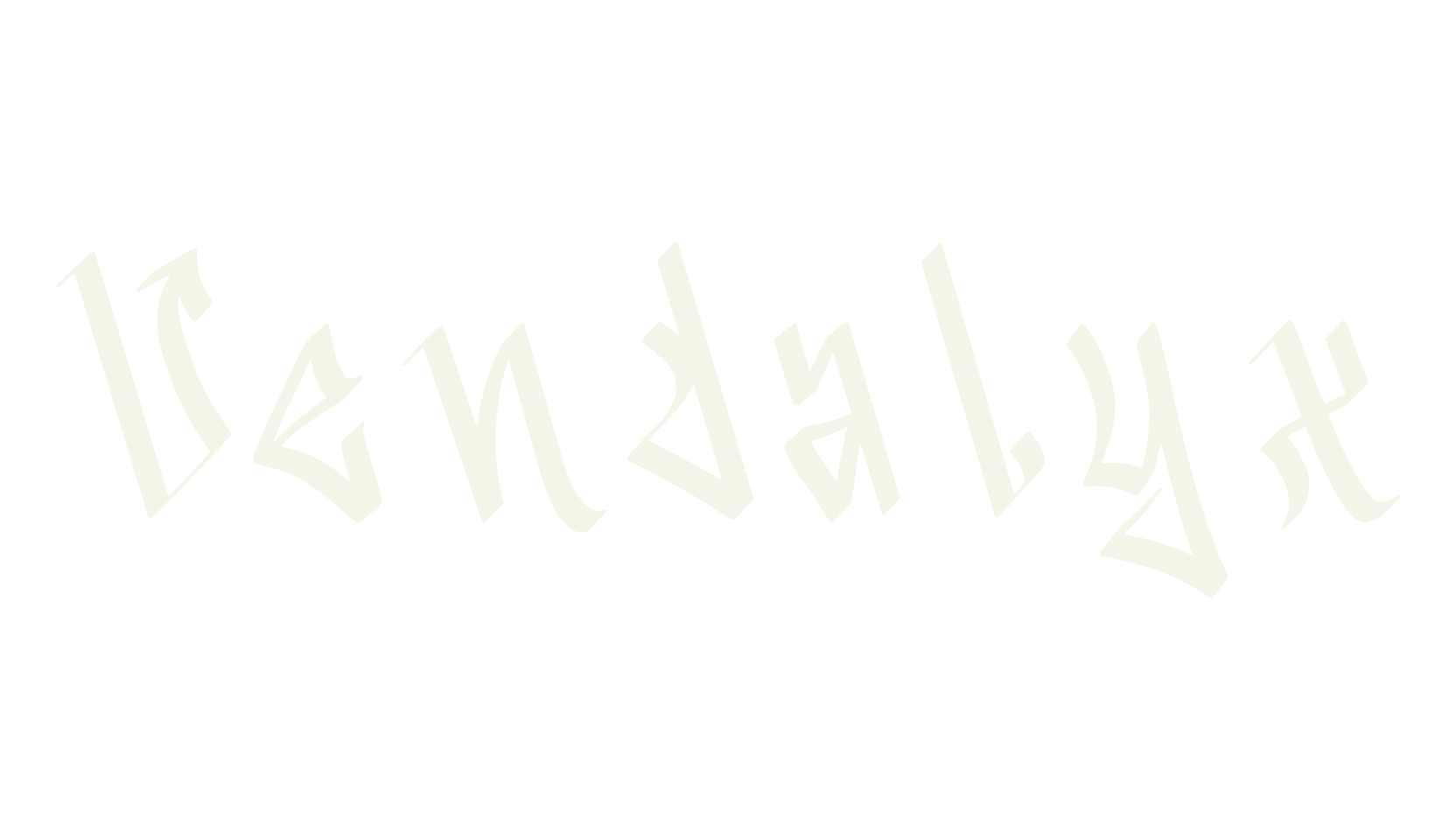 Vendalyx, graffiti font preview