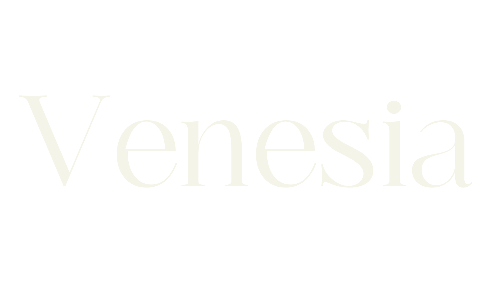 Venesia, sans serif font preview