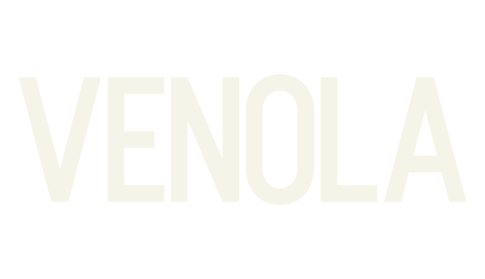 VENOLA, bold font preview