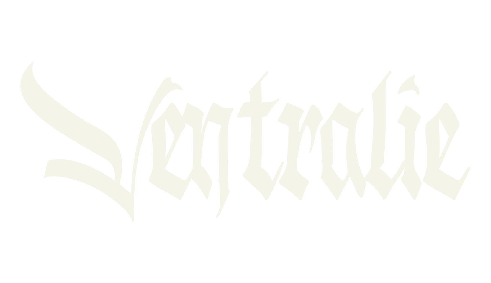 Ventralie, fantasy font preview
