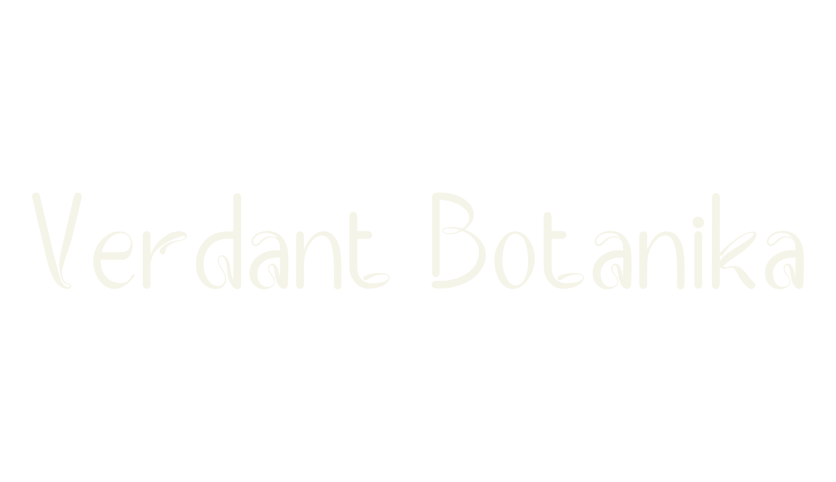 Verdant Botanika, children font preview