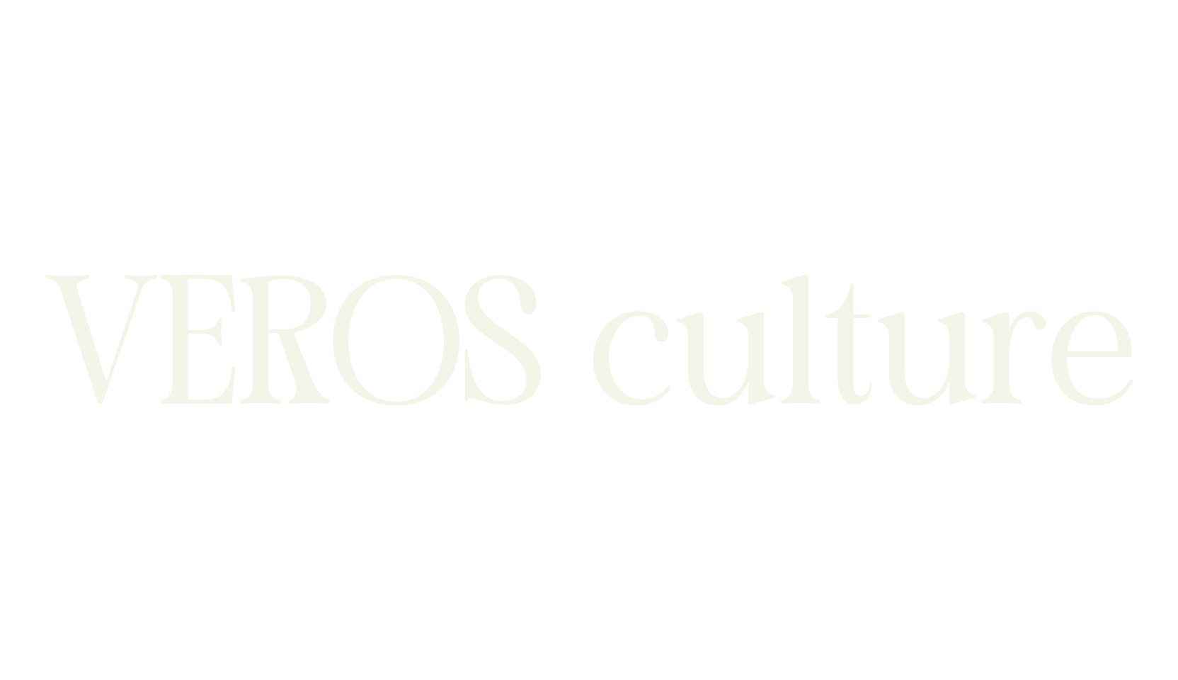 VEROS culture, serif font preview