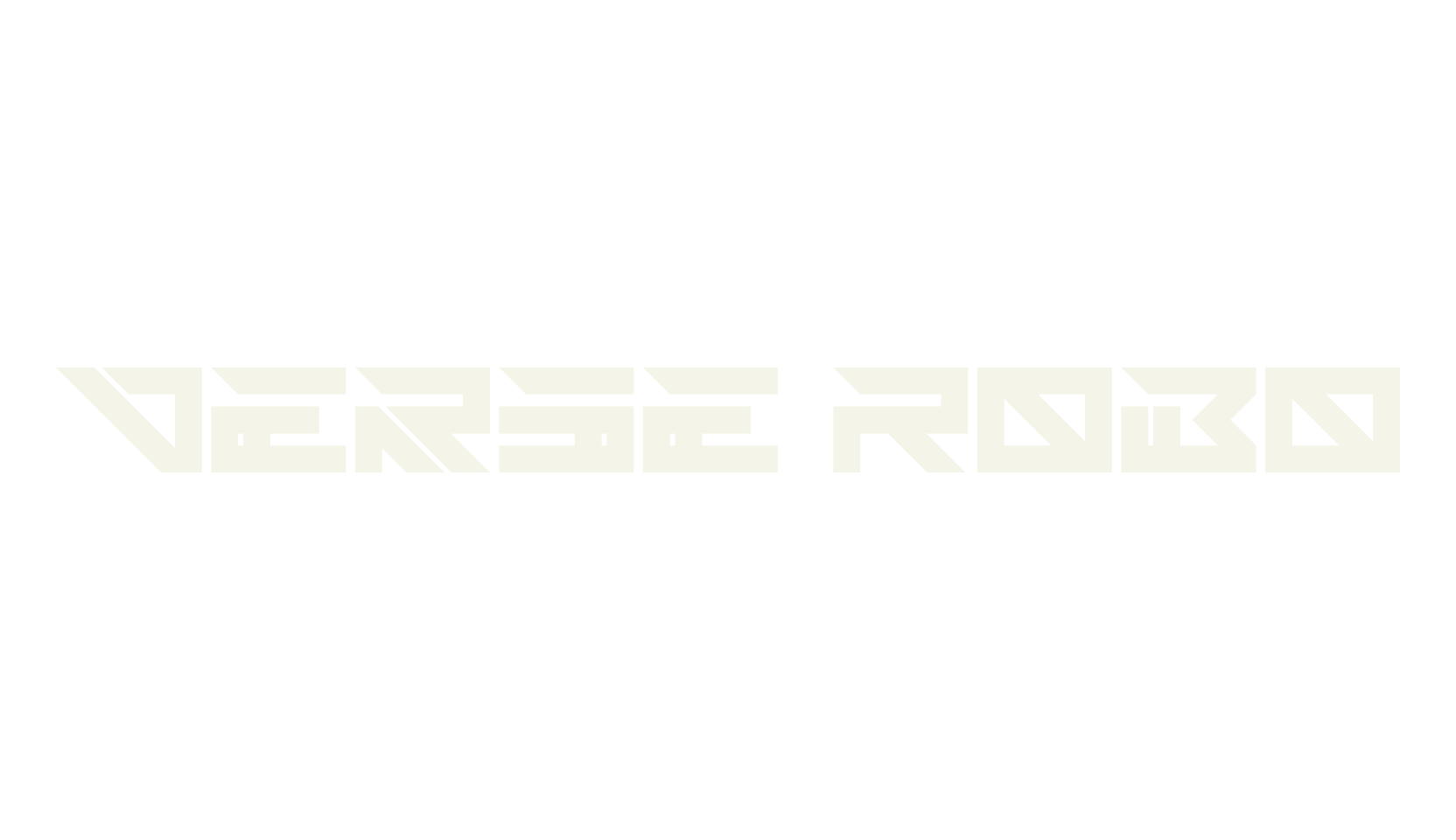 Verse Robo, futuristic font preview