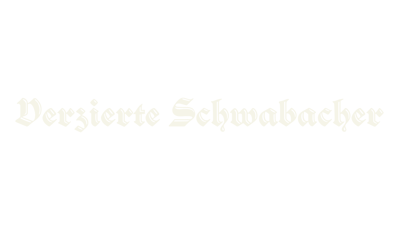 Verzierte Schwabacher, old english font preview