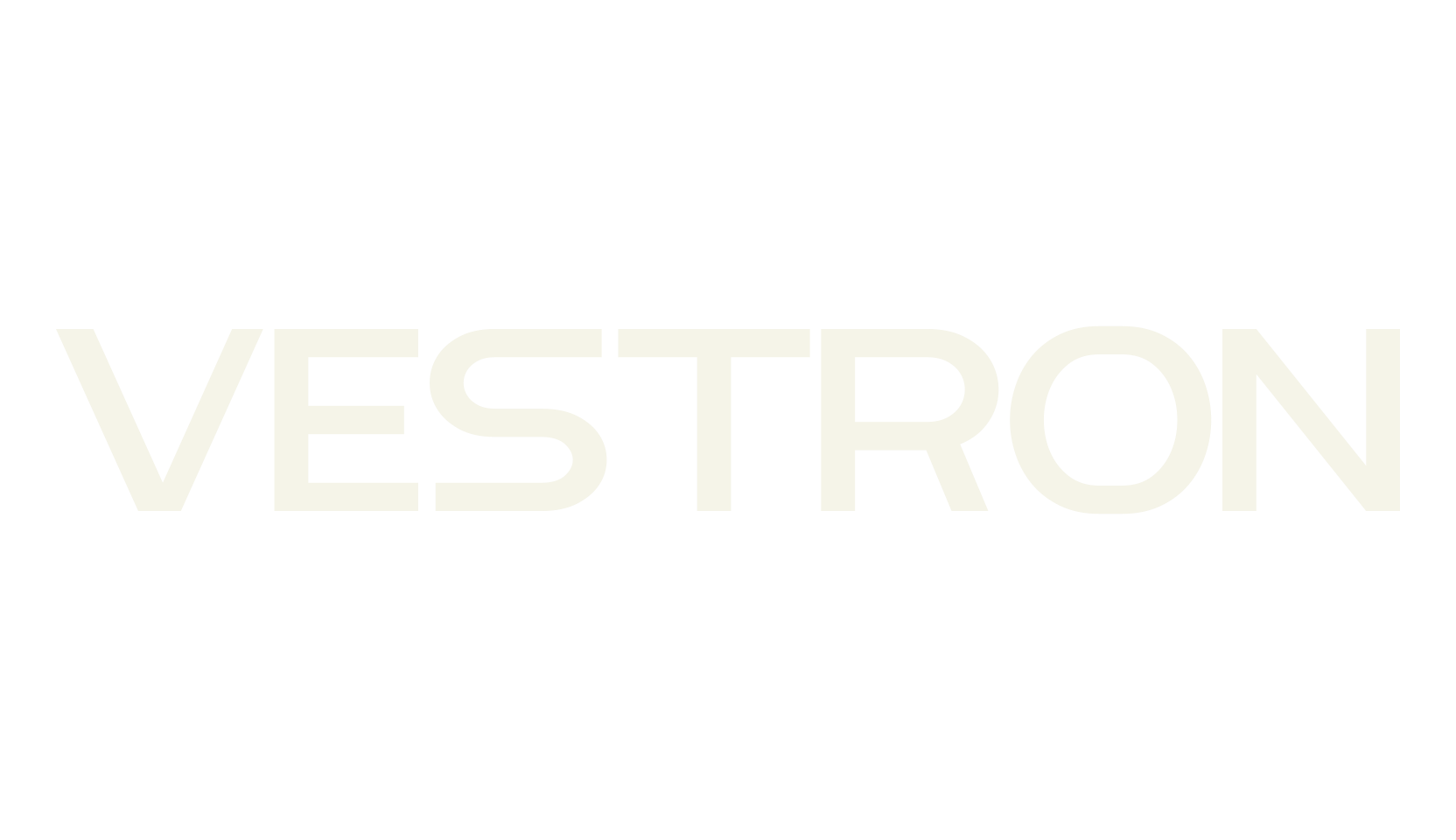 VESTRON, logo font preview