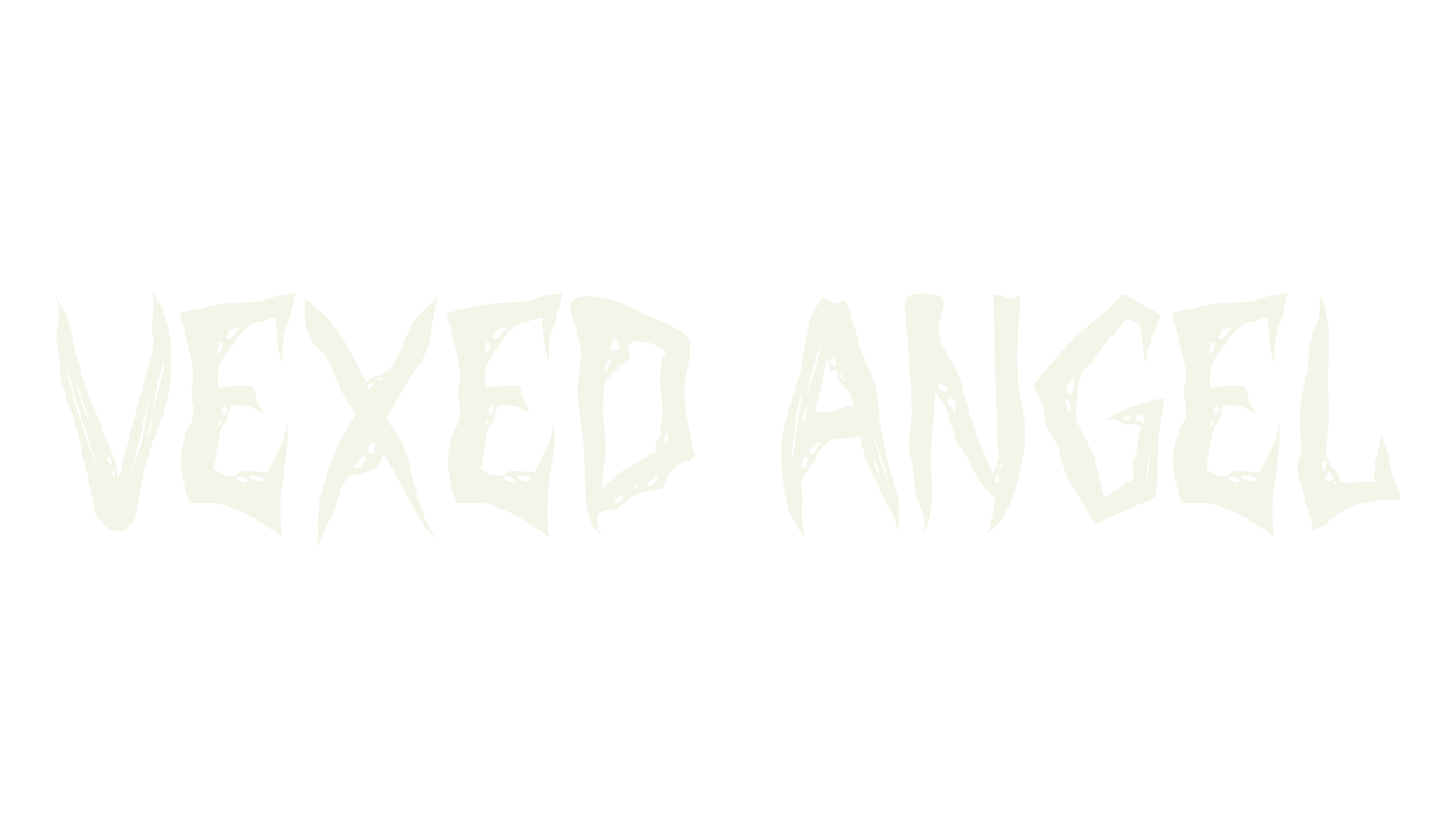 Vexed Angel, fantasy font preview