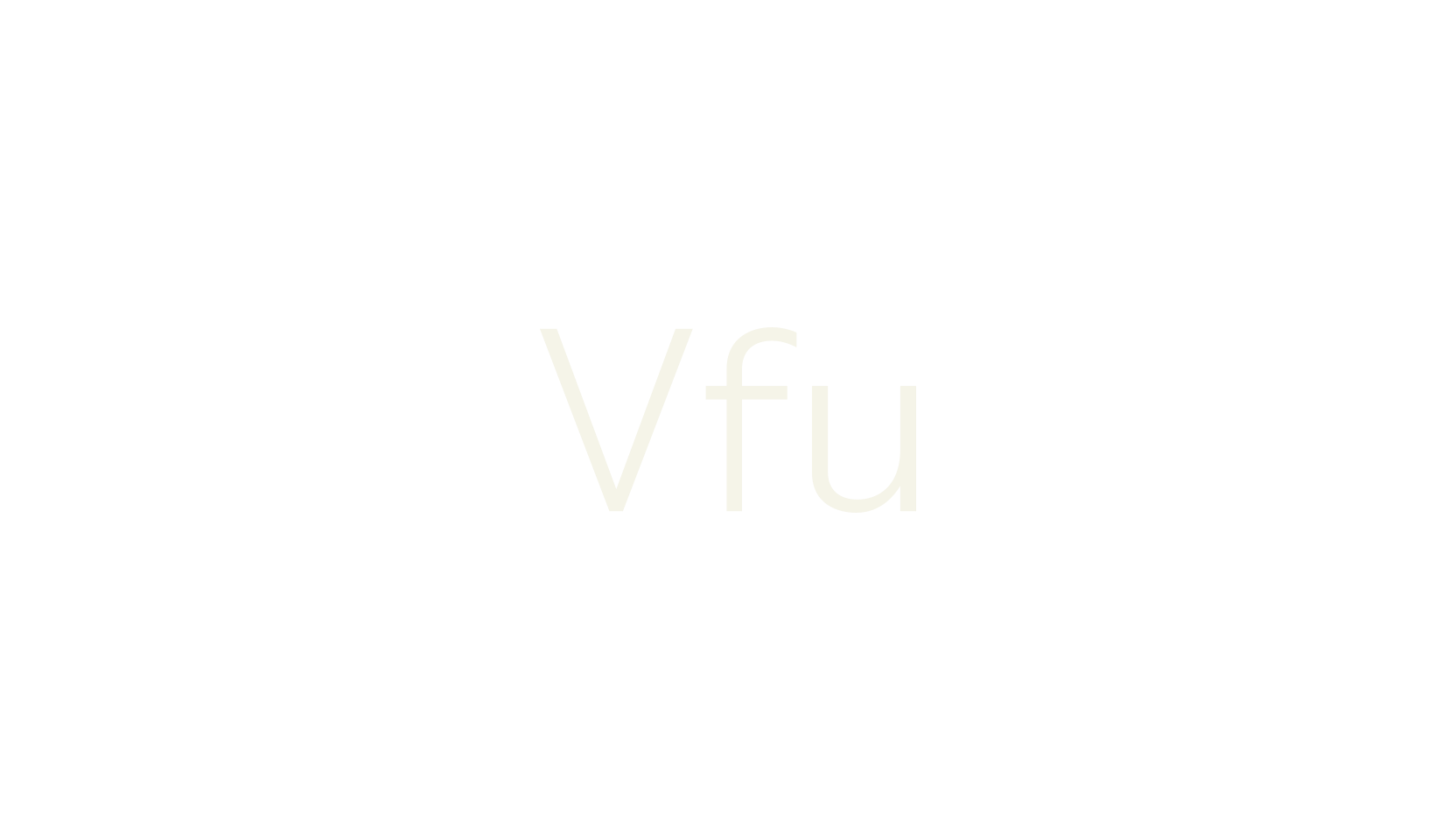 Vfu, cyrillic font preview