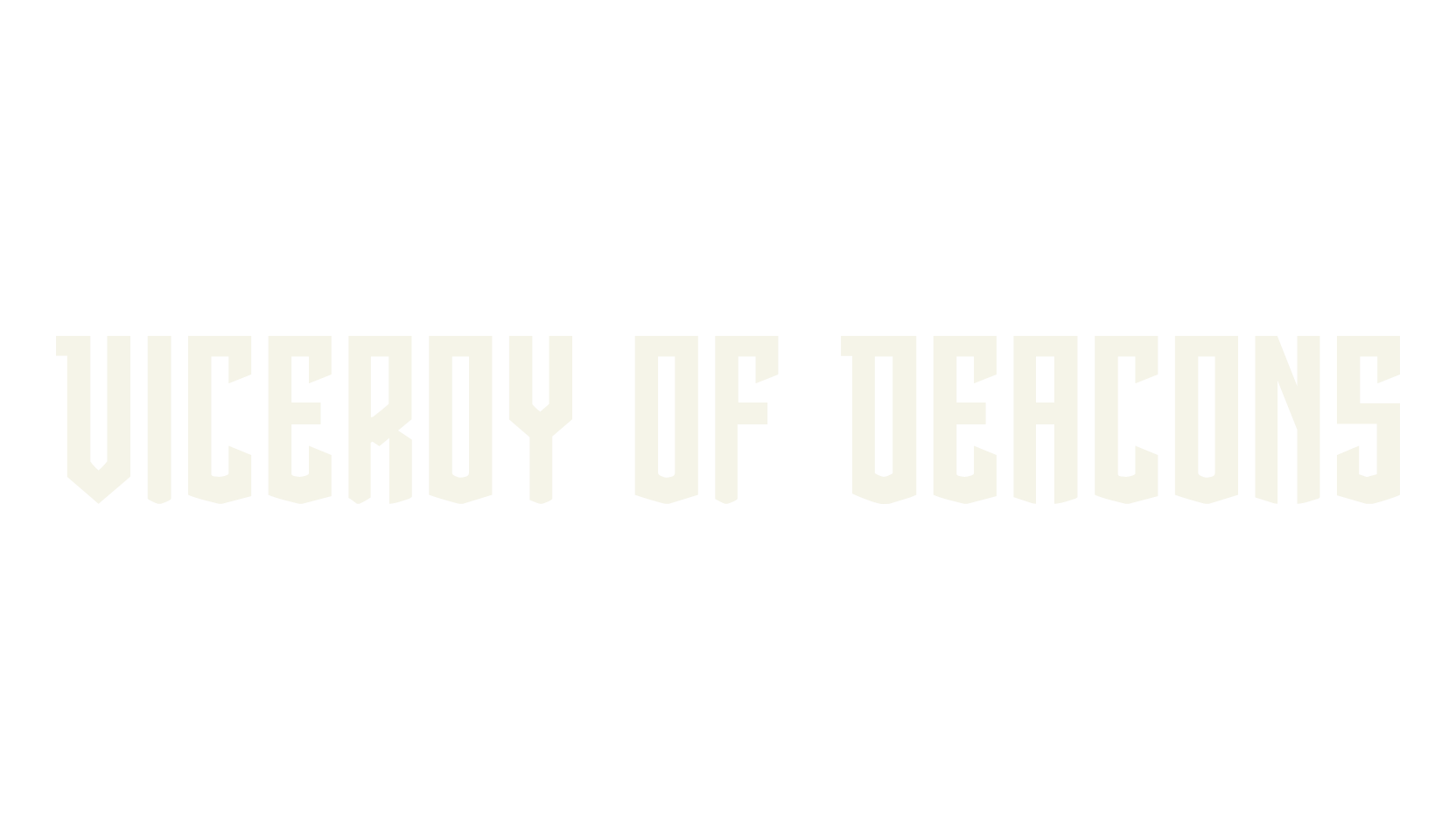 Viceroy of Deacons, display market font preview