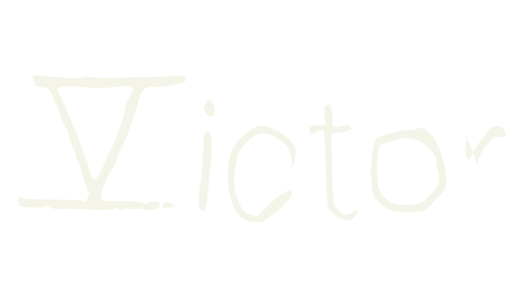Victor, handwriting font preview