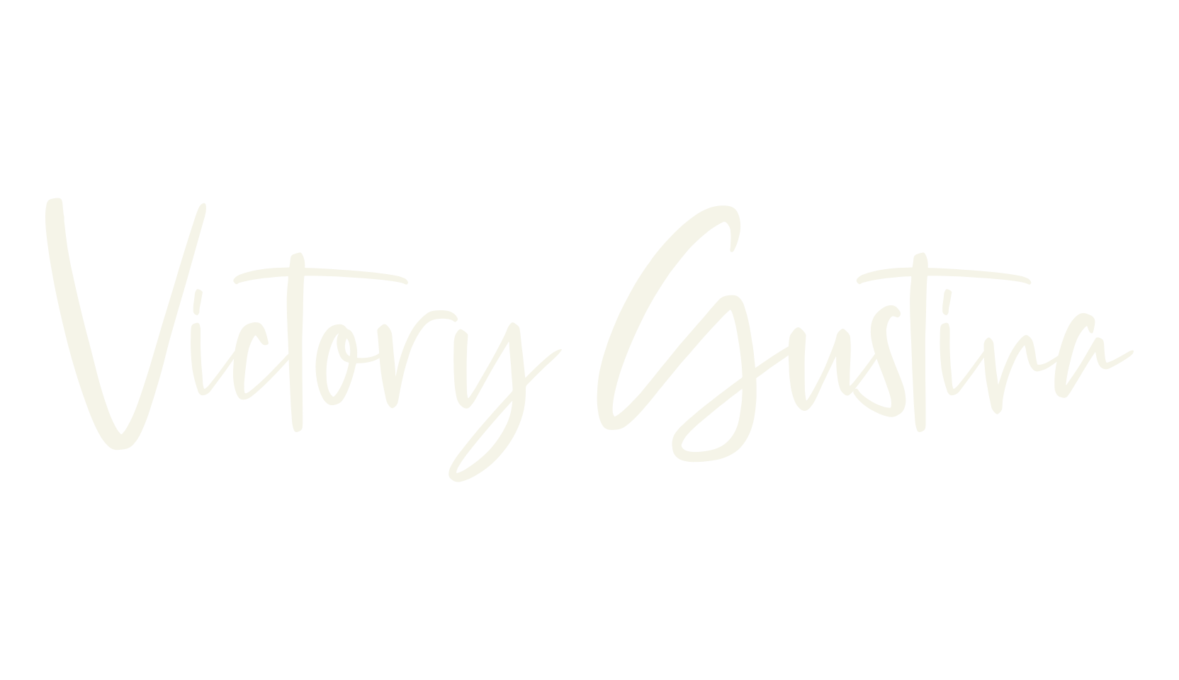 Victory Gustina, handwriting font preview
