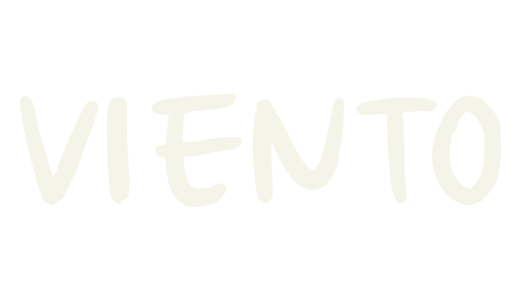 VIENTO, all caps font preview