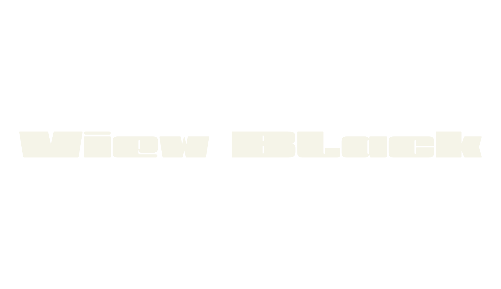 View Black, retro font preview