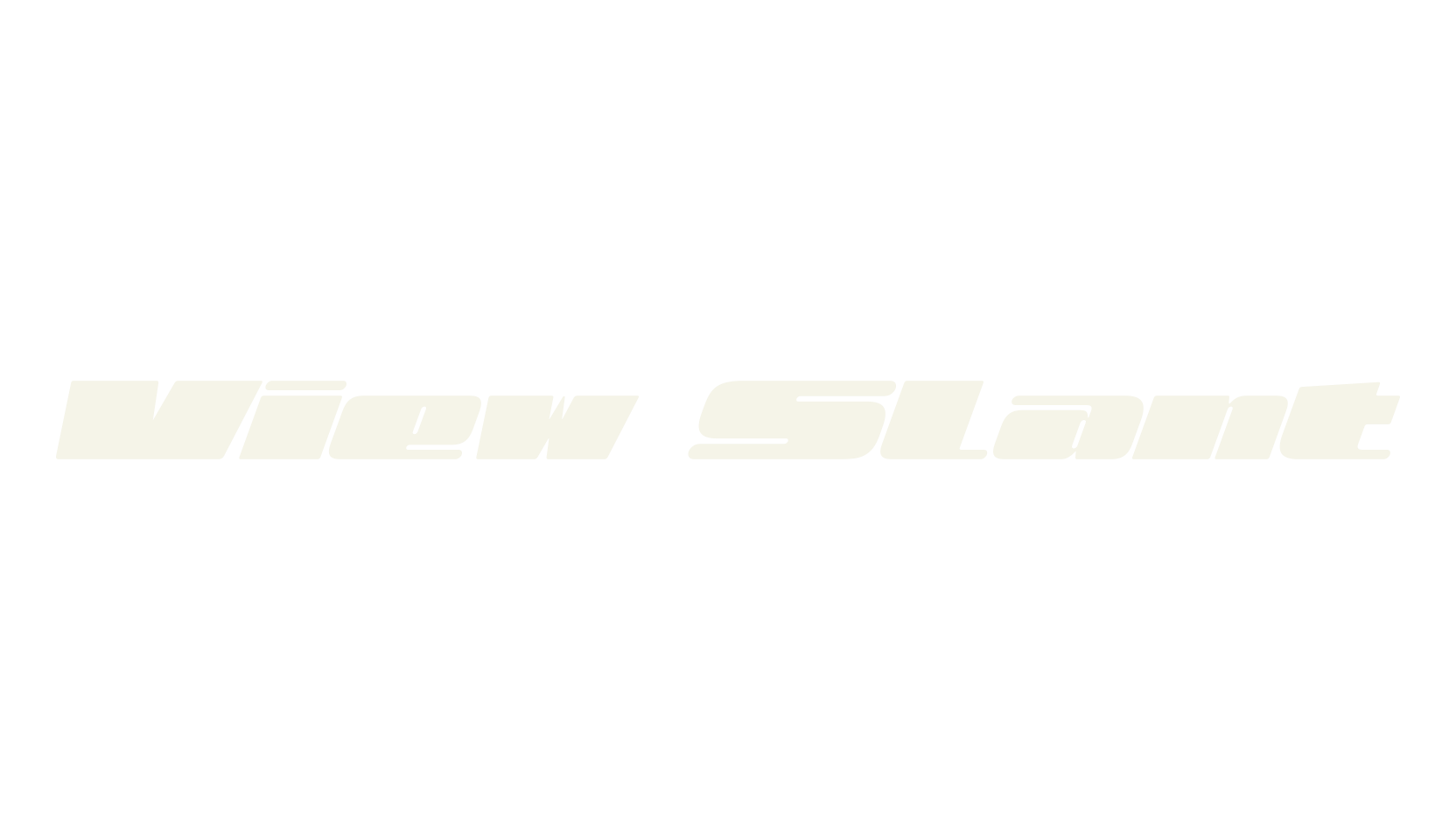 View Slant, retro font preview