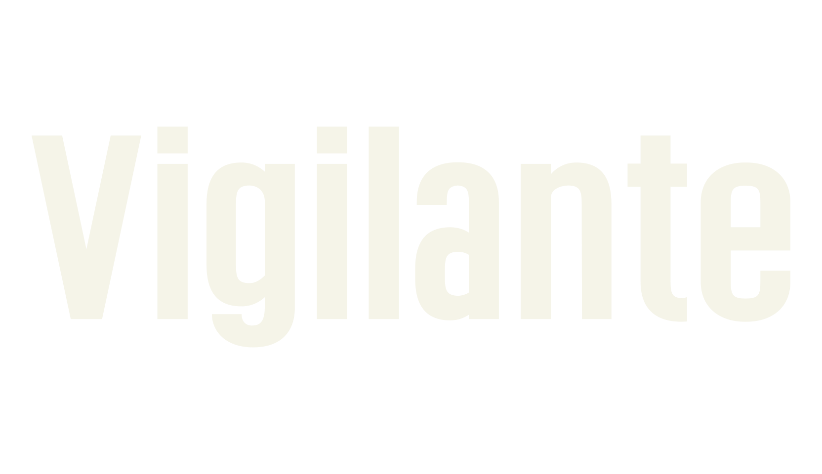 Vigilante, sans serif font preview