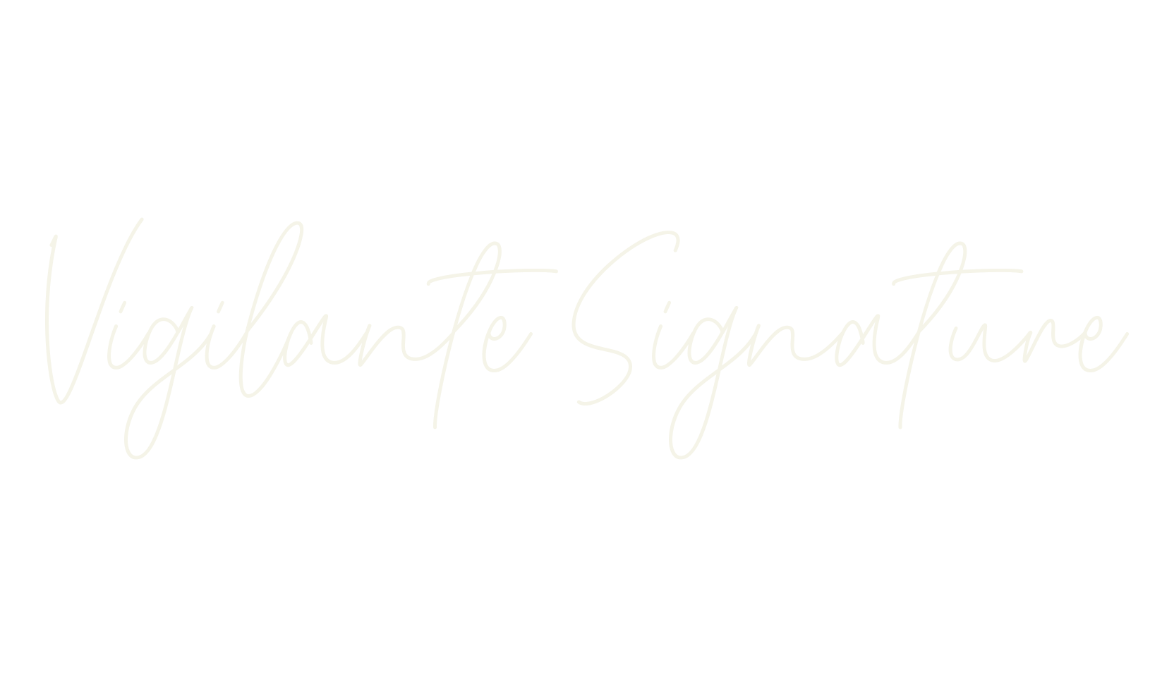Vigilante Signature, script font preview