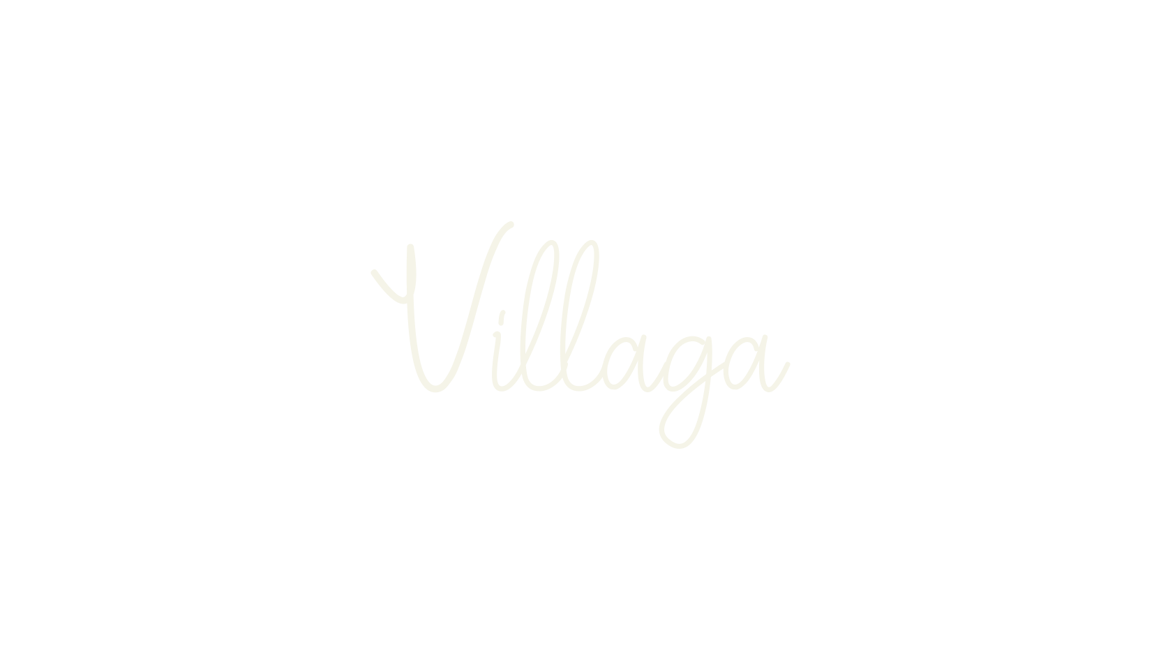 Villaga, cursive font preview