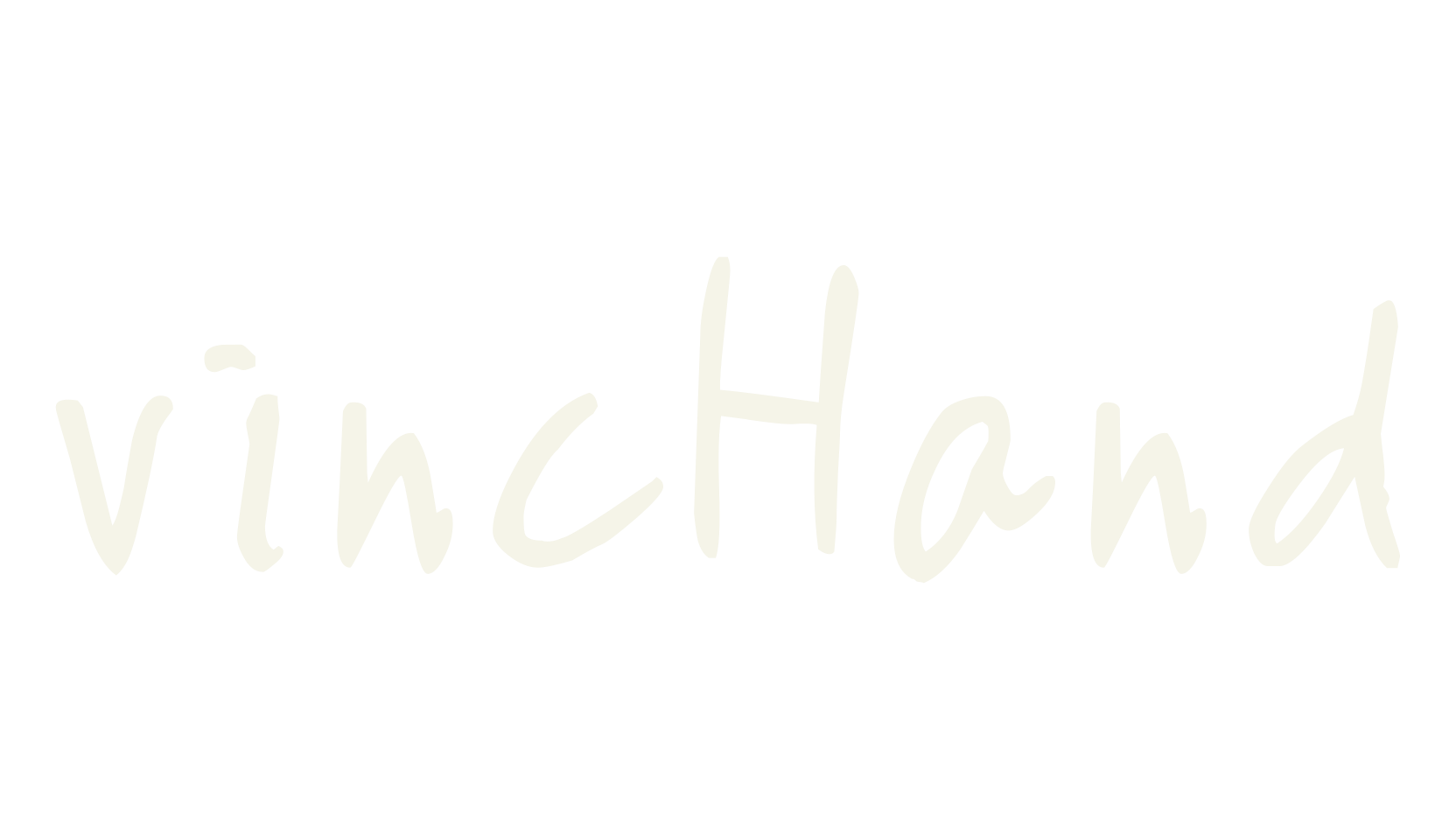 vincHand, handwriting font preview