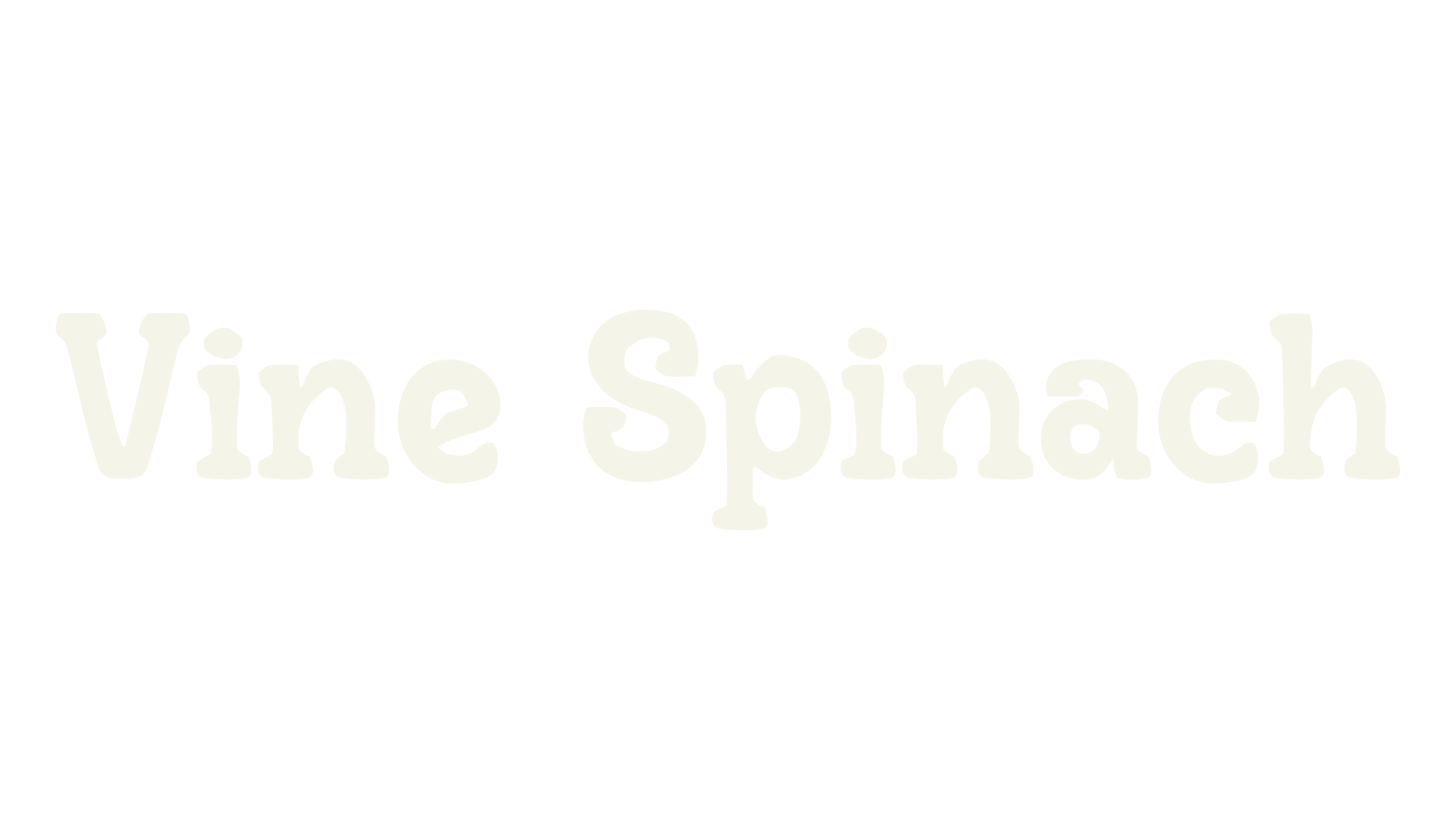 Vine Spinach, fun font preview
