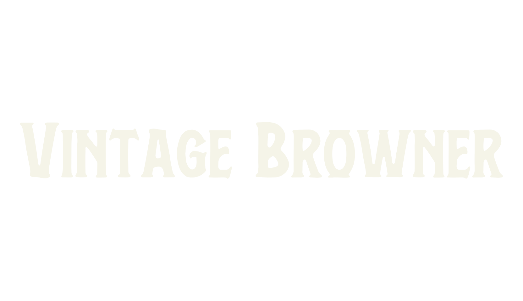 Vintage Browner, vintage font preview