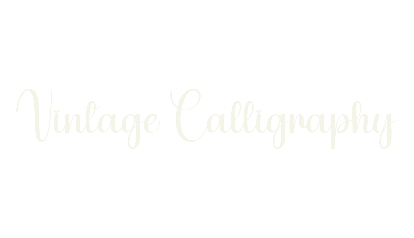 Vintage Calligraphy, calligraphy font preview