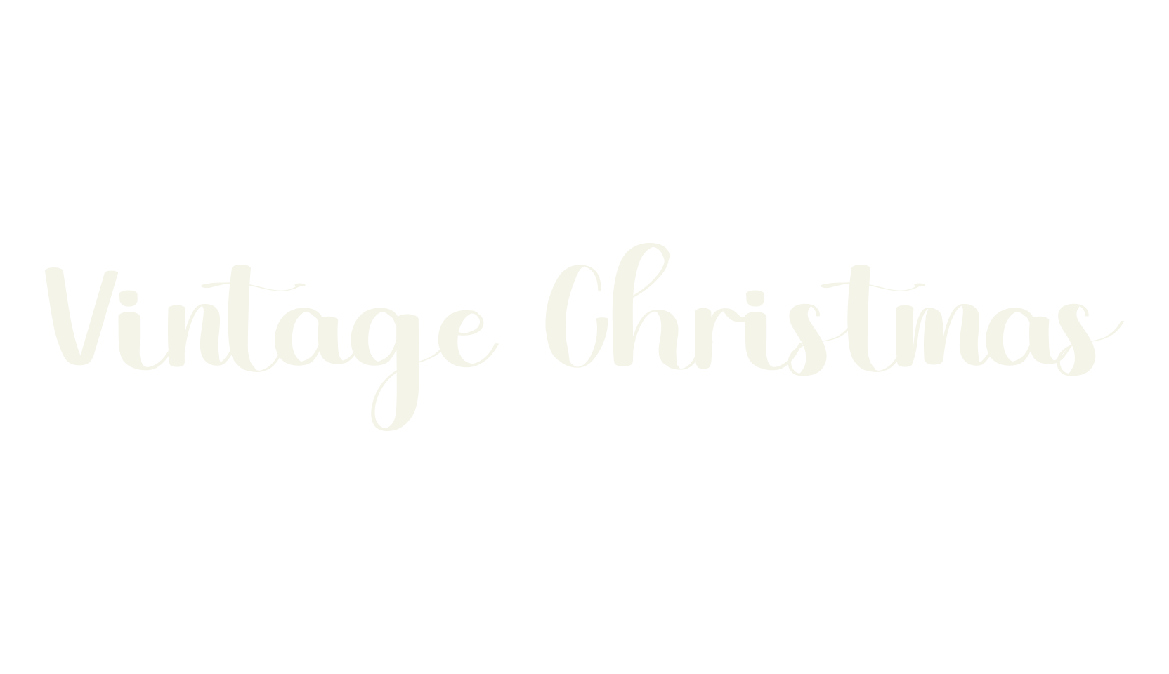 Vintage Christmas, lettering font preview