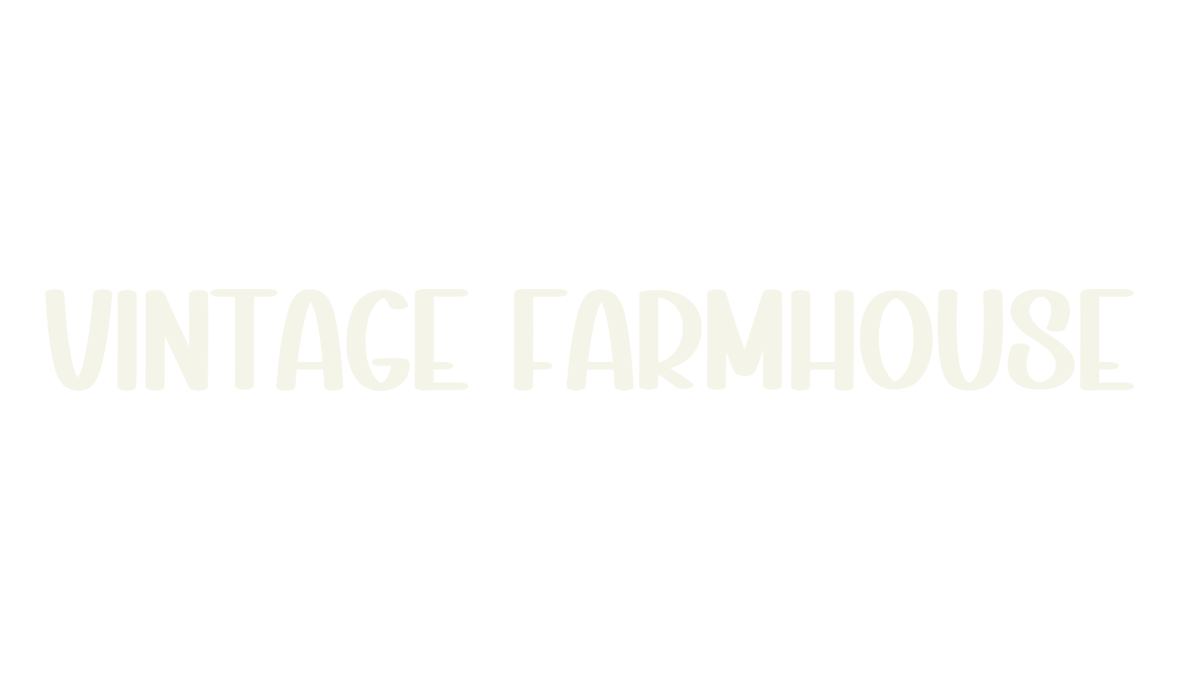 Vintage Farmhouse, vintage font preview
