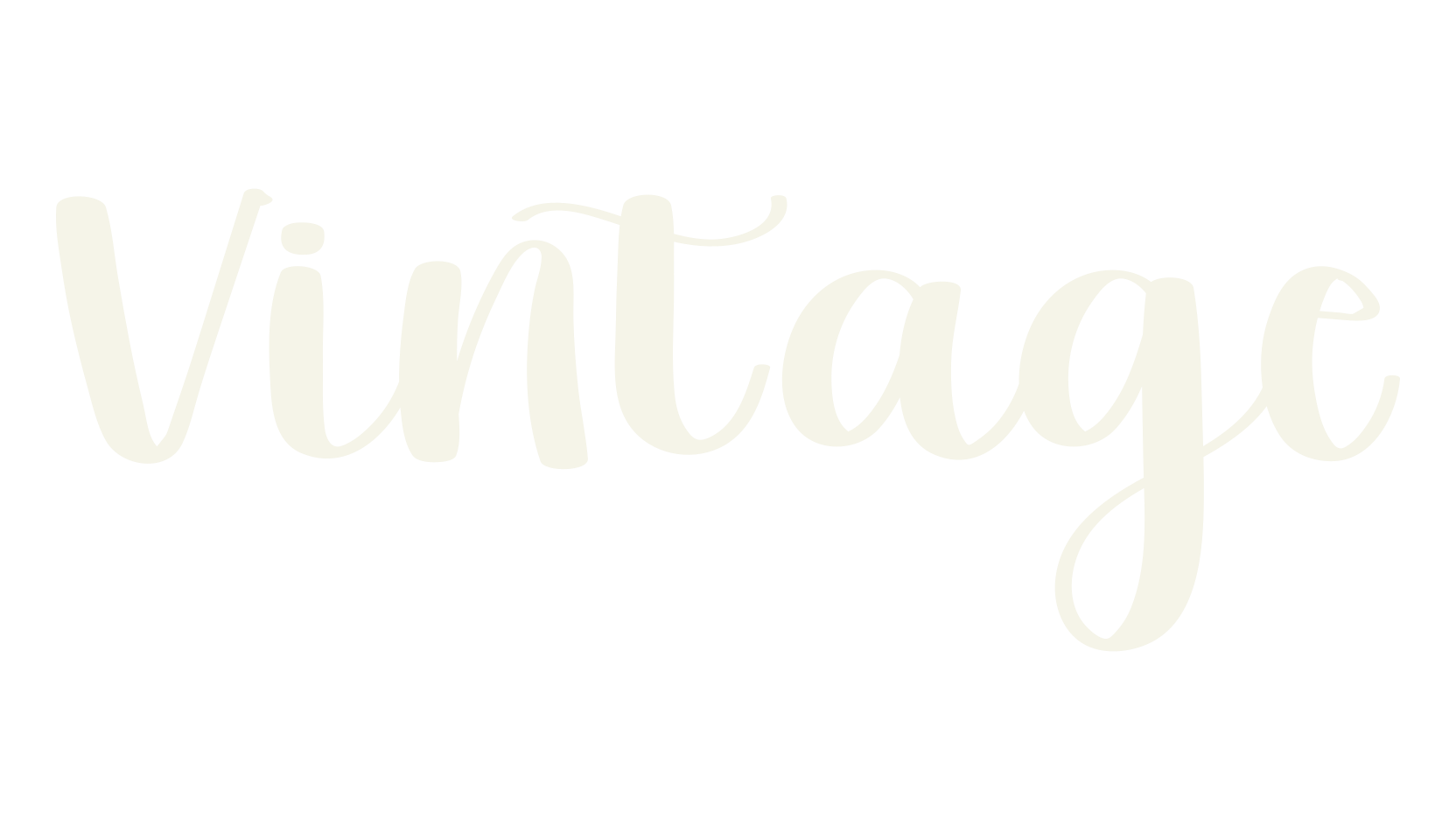 Vintage, cursive font preview