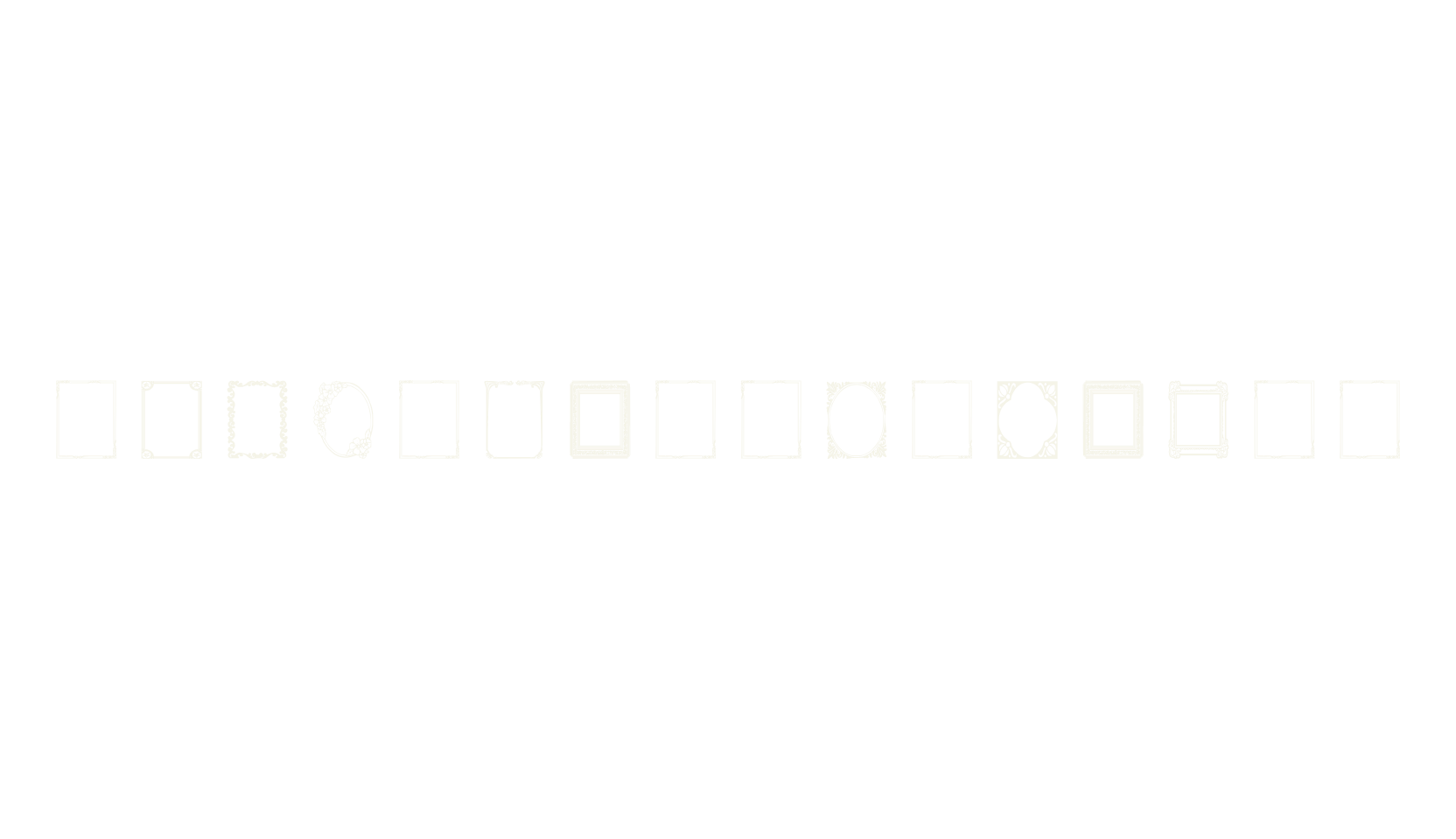 Vintage Frames 3, display market font preview