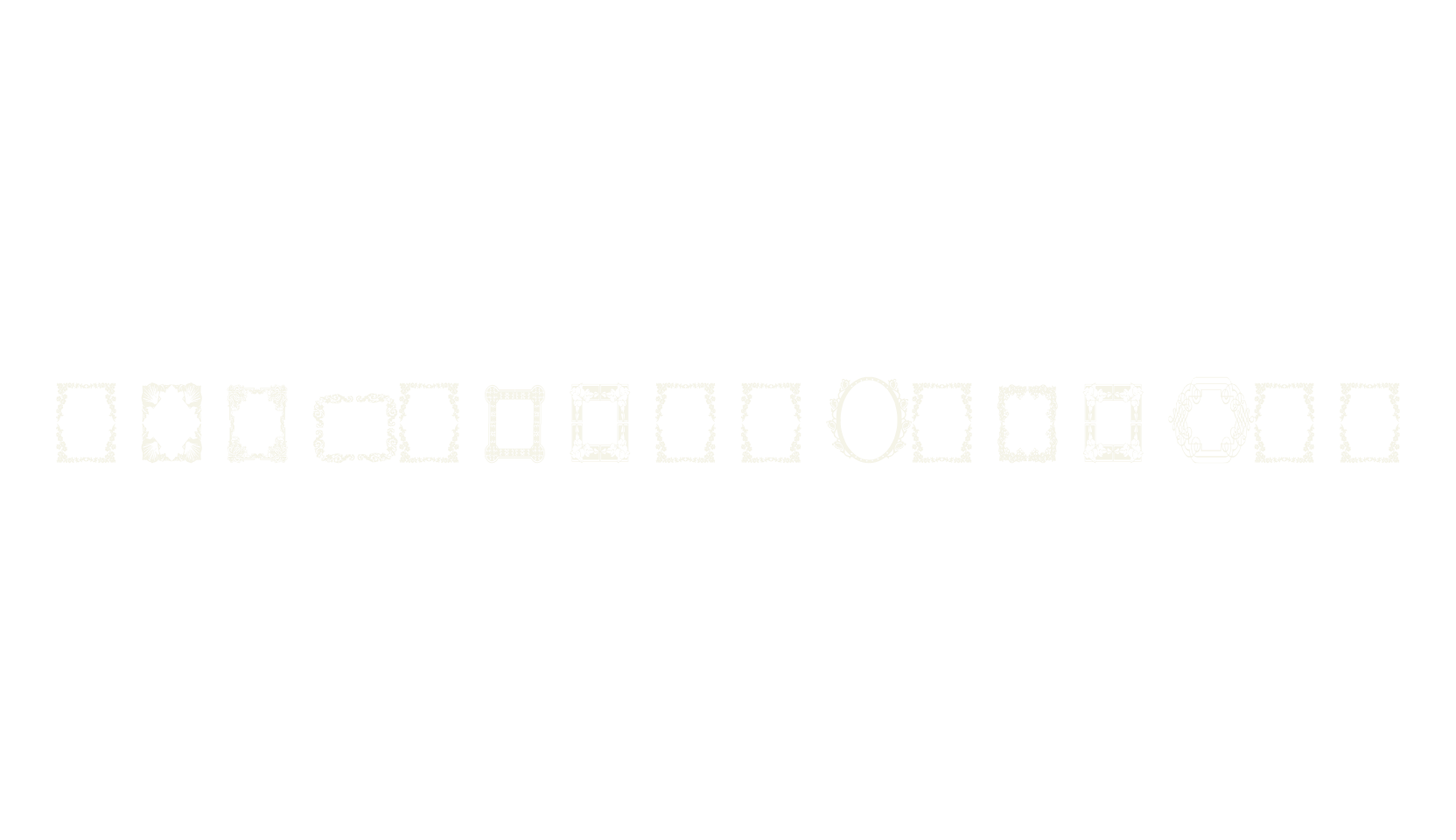 Vintage Frames 8, display market font preview