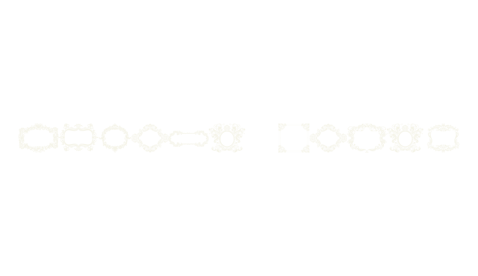 Vintage Frames, display market font preview