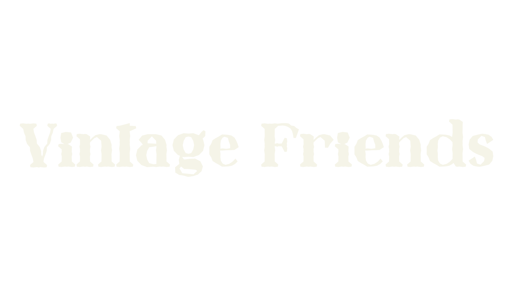 Vintage Friends, vintage font preview