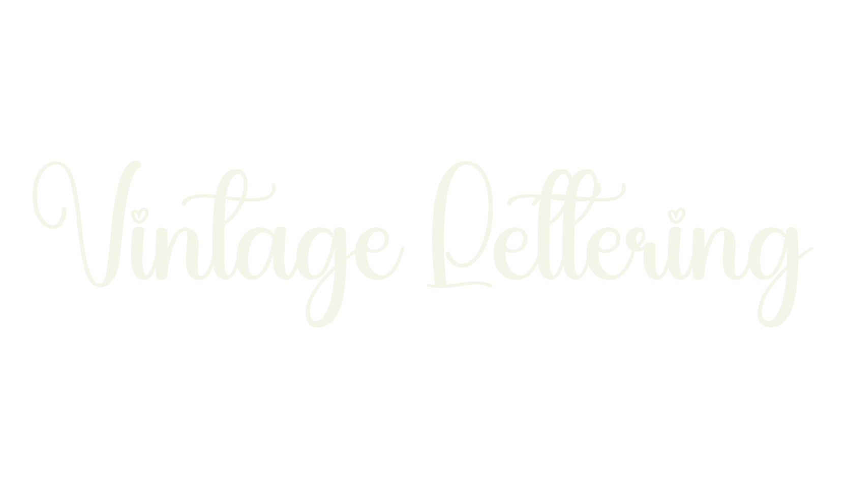 Vintage Lettering, vintage font preview