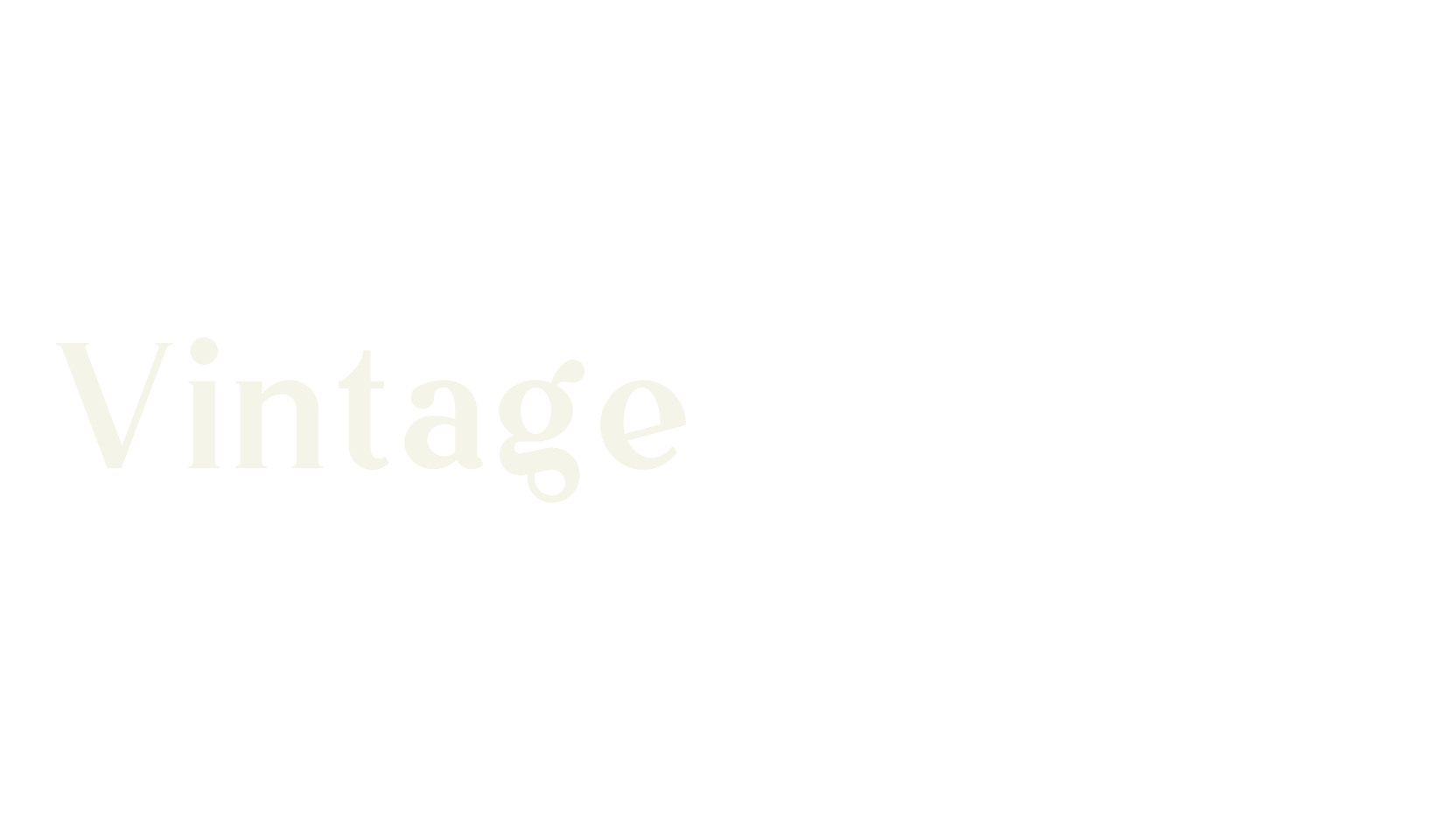 Vintage Mintage, vintage font preview