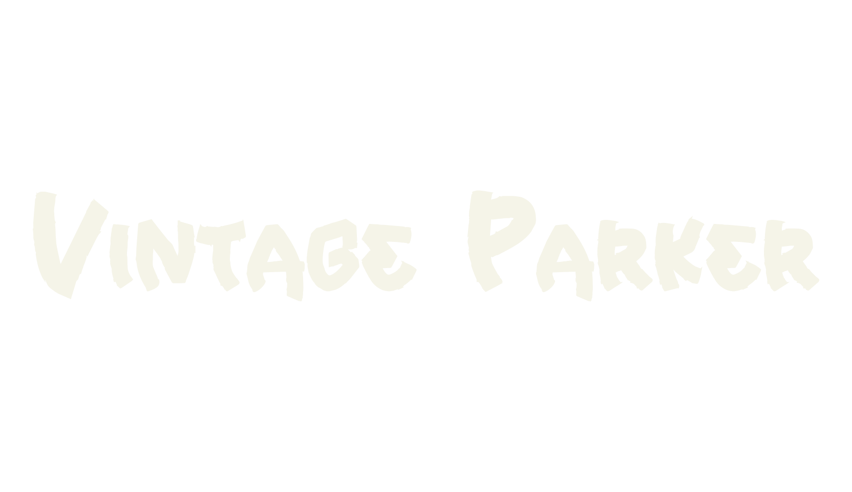 Vintage Parker, vintage font preview