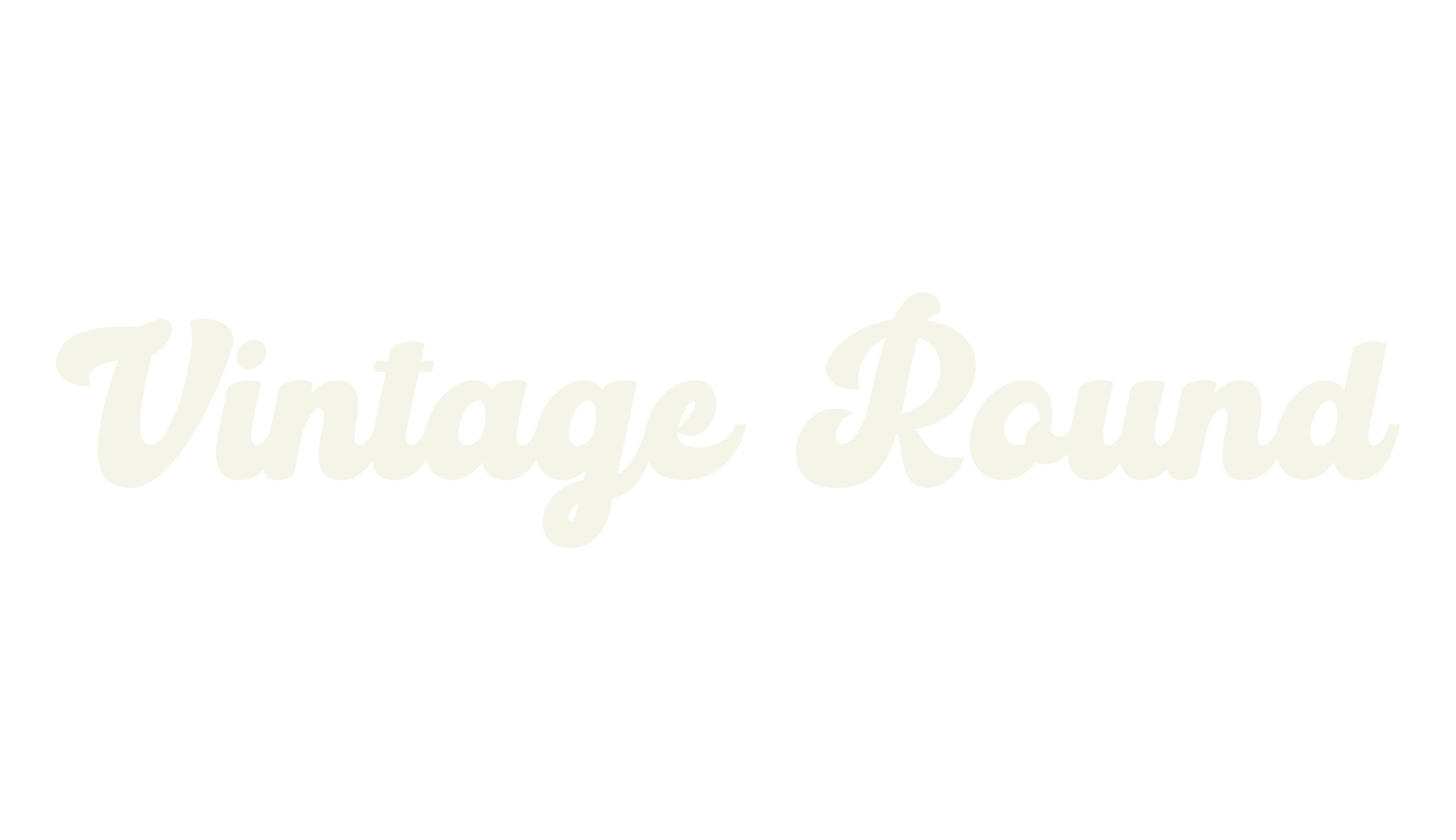 Vintage Round, fashion script font preview