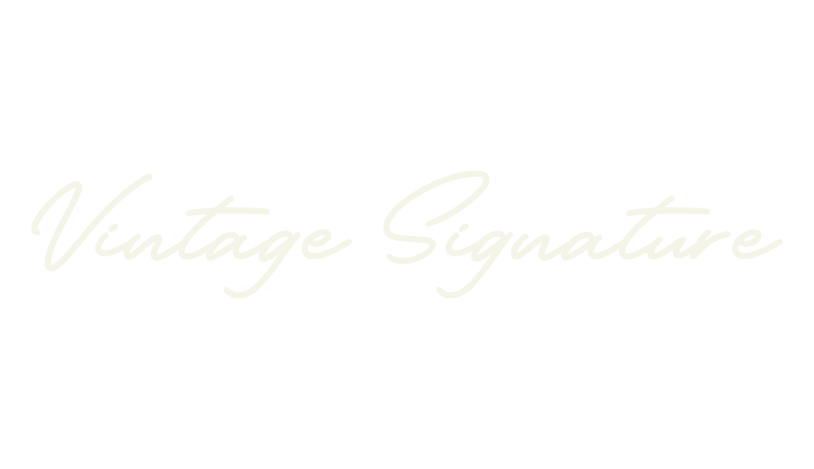 Vintage Signature, fashion sign font preview
