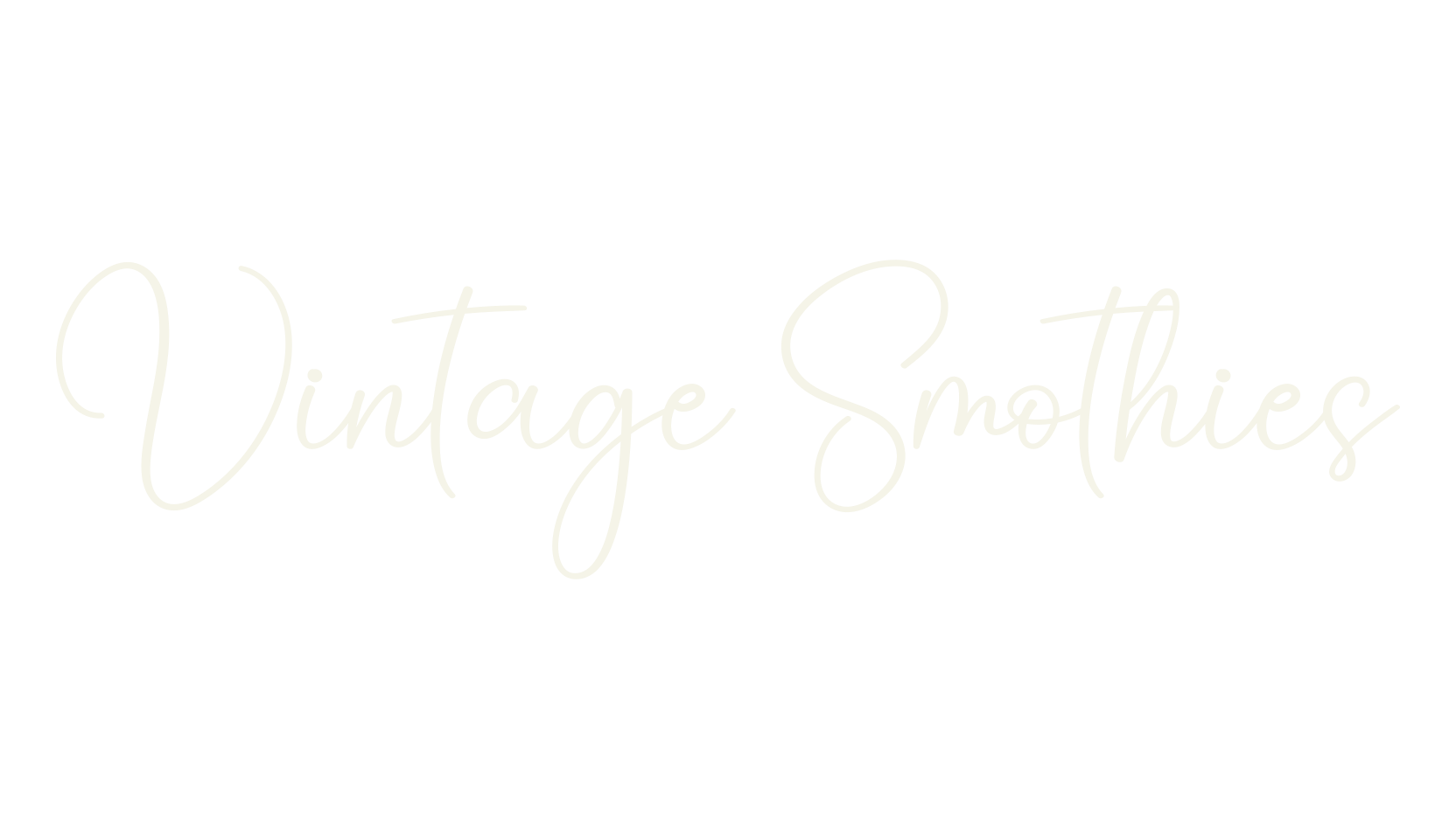 Vintage Smothies, vintage font preview