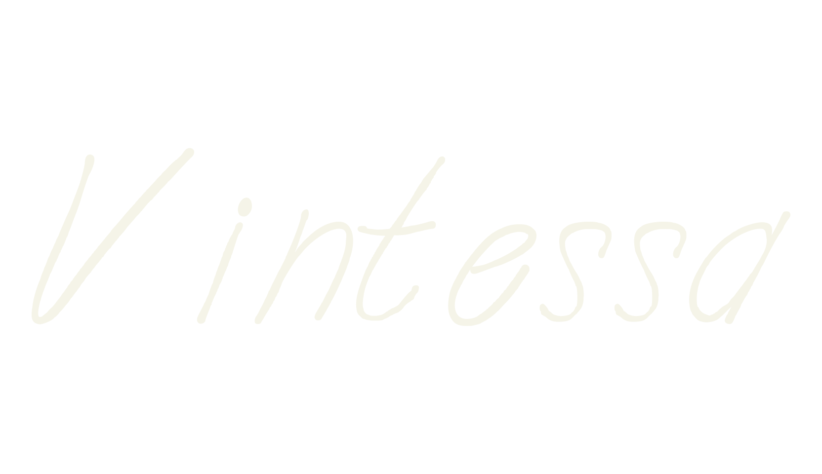 Vintessa, cursive font preview