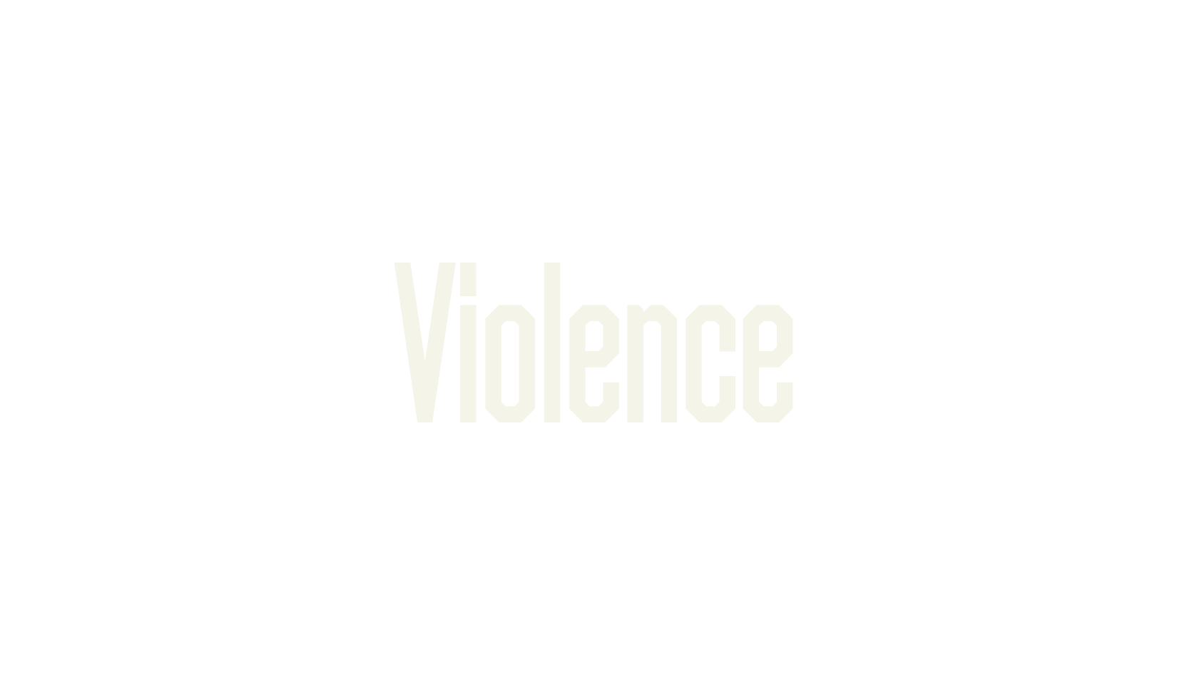 Violence, cool font preview