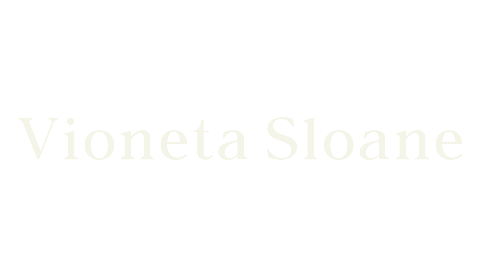 Vioneta Sloane, serif font preview