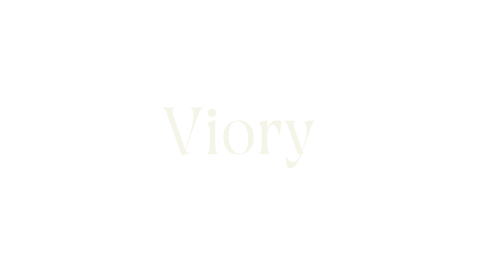 Viory, cursive font preview