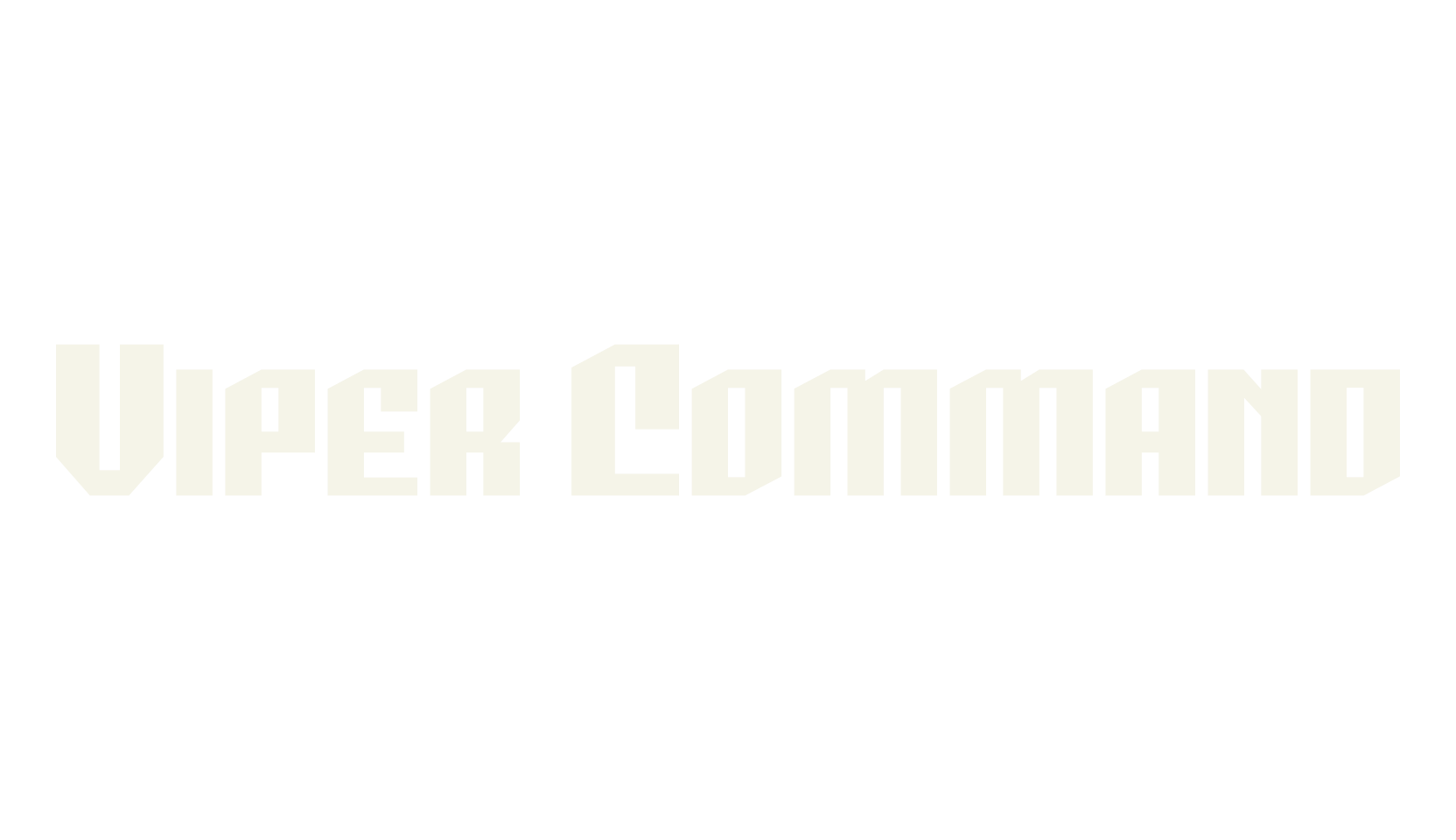 Viper Command, display market font preview