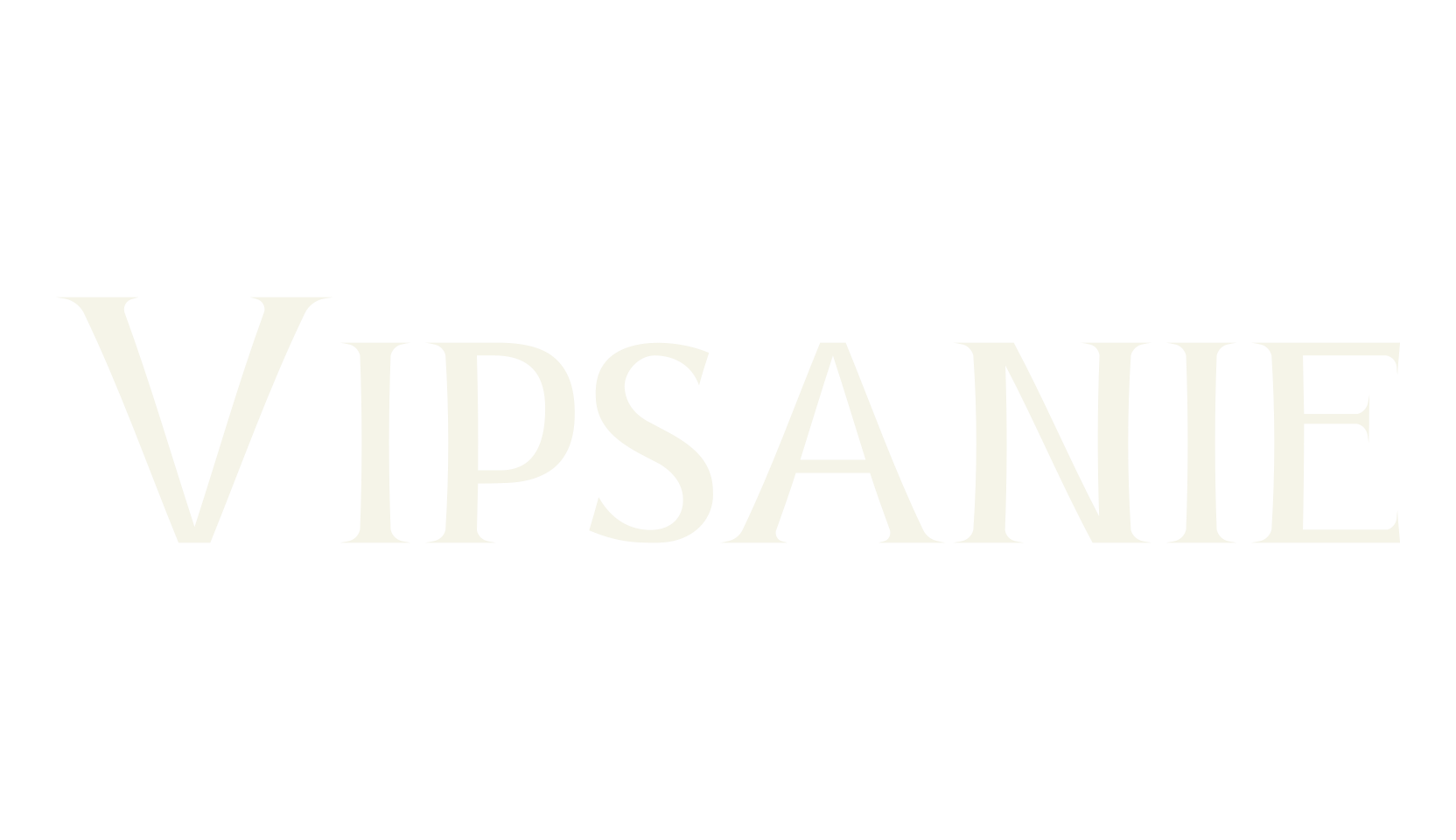 Vipsanie, typography font preview