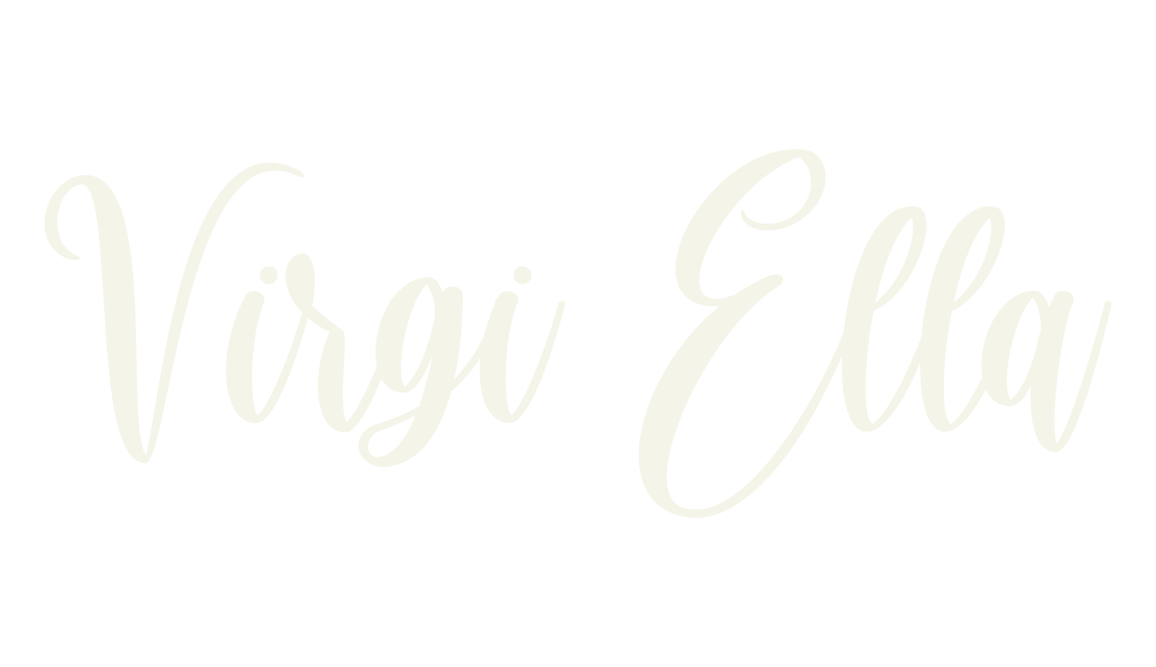 Virgi Ella, calligraphy font preview
