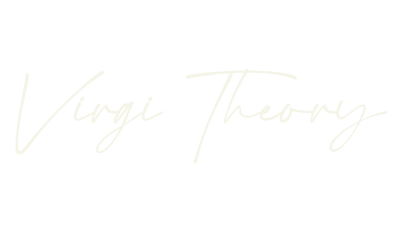 Virgi Theory, whimsical font preview