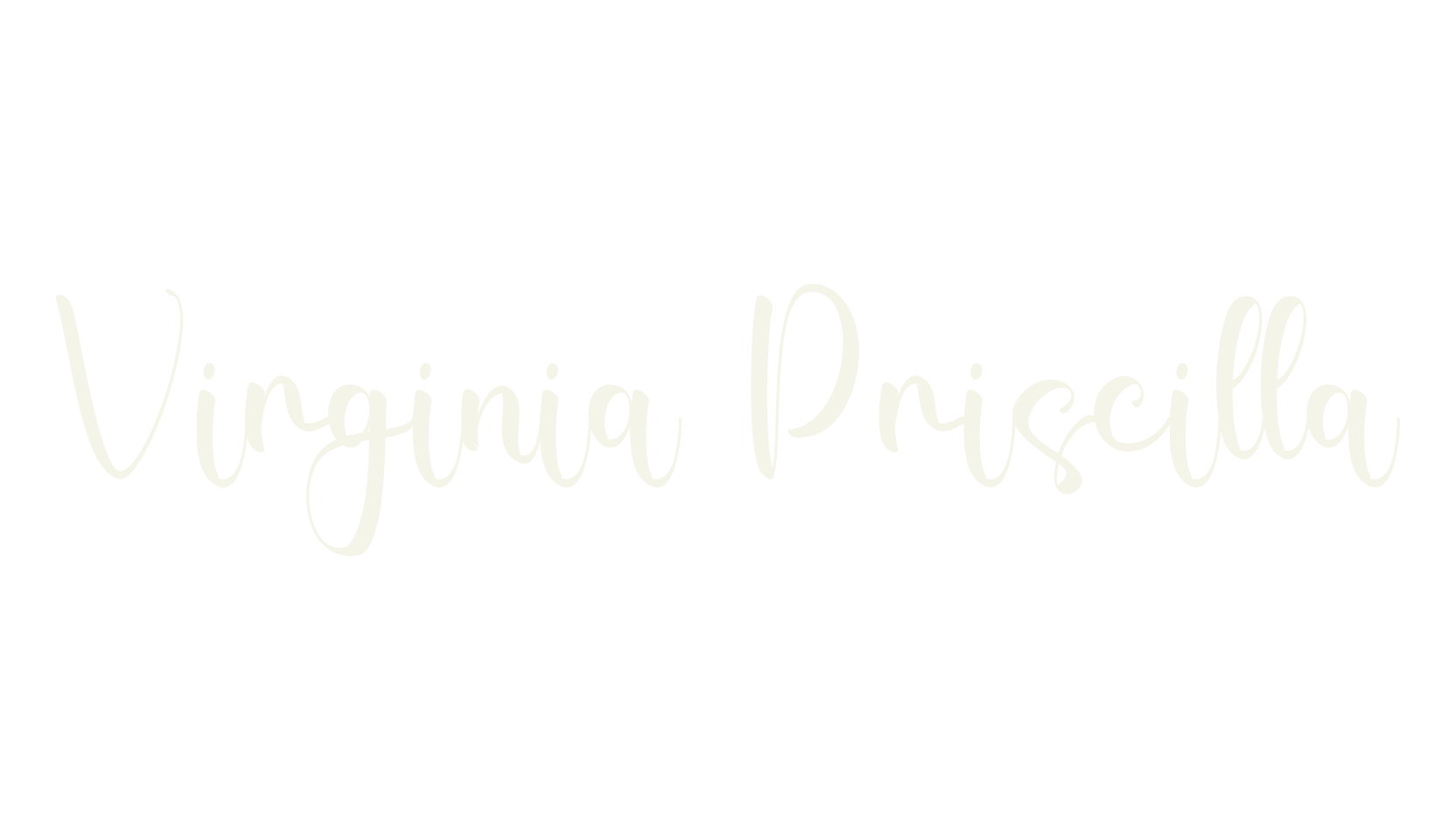 Virginia Priscilla, calligraphy font preview