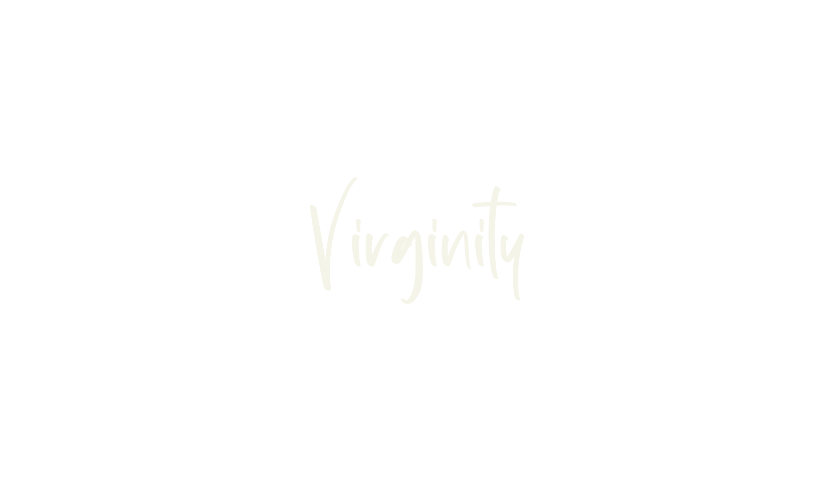 Virginity, handwriting font preview