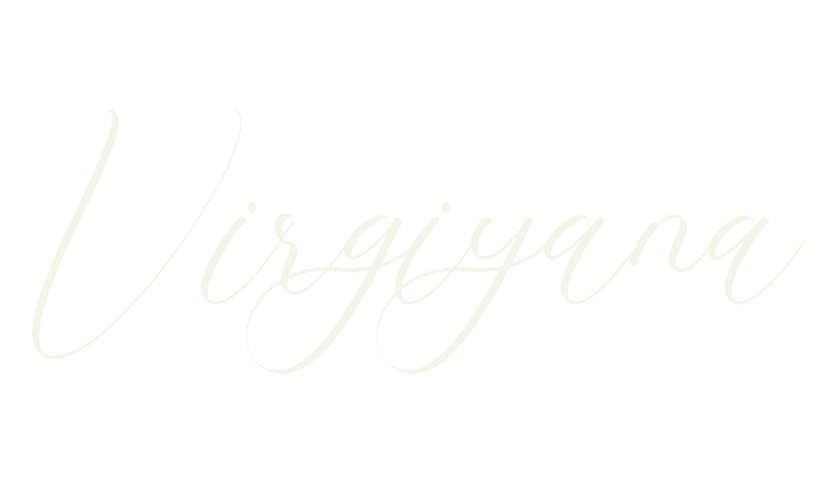 Virgiyana, calligraphy font preview