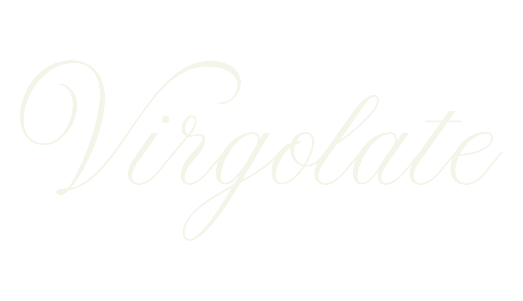 Virgolate, fashion script font preview